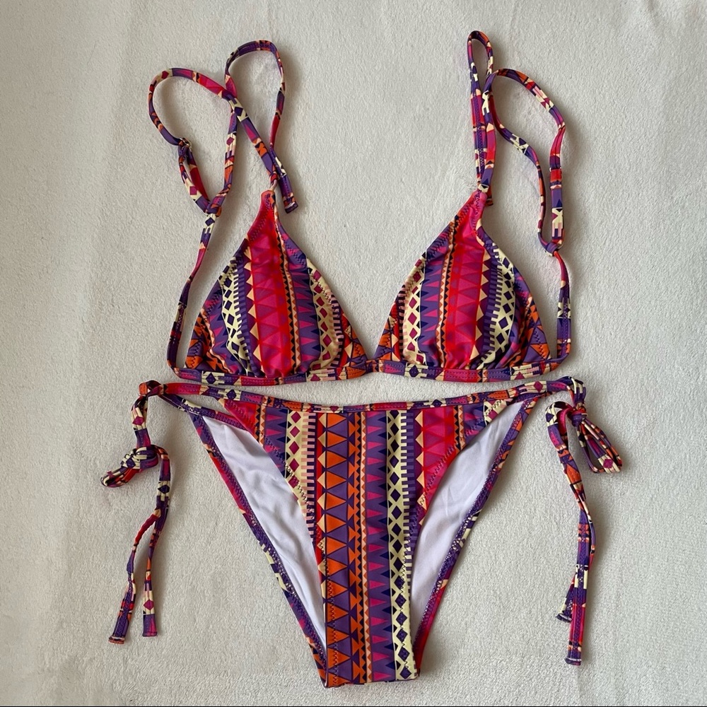 NWT Cupshe Aztec Print Bikini.